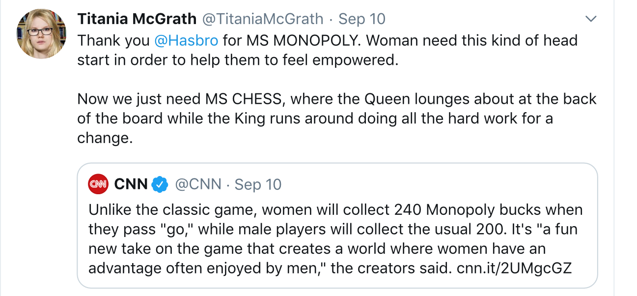 titania is a parody account